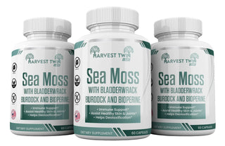 Wild Sea Moss Capsules - 100% Organic Irish Sea Moss Organic Chlorella