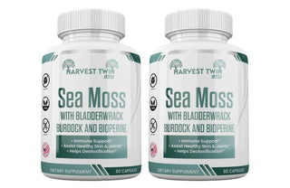 Wild Sea Moss Capsules - 100% Organic Irish Sea Moss Organic Chlorella