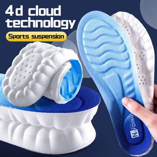 4D Cloud Technology Sports Insoles for Shoes