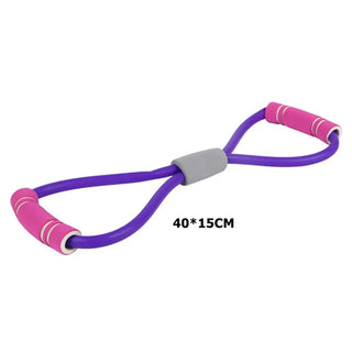 Figure 8 Fitness Resistance Band 8 Word Elastic Band Flexible