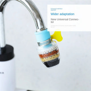 Activated Carbon Water Tap Filter Faucet 6 PCS Clean Water Filter Purifier