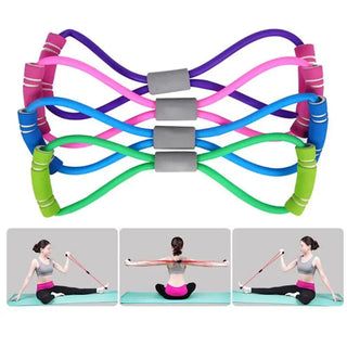 Figure 8 Fitness Resistance Band 8 Word Elastic Band Flexible