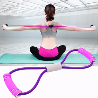 Figure 8 Fitness Resistance Band 8 Word Elastic Band Flexible