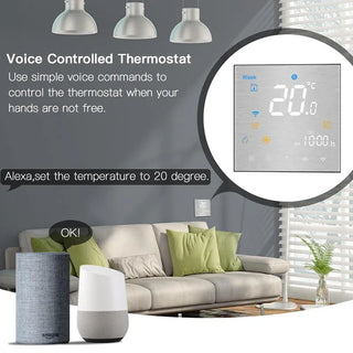 MoesGo WiFi Smart Thermostat for Gas Boiler Heating