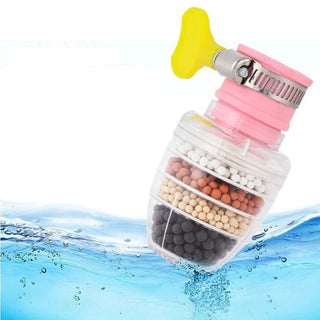 Activated Carbon Water Tap Filter Faucet 6 PCS Clean Water Filter Purifier