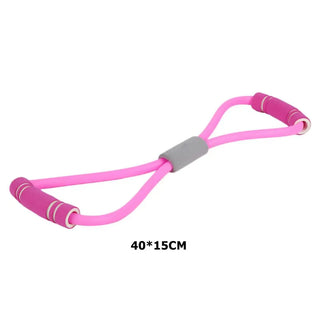 Figure 8 Fitness Resistance Band 8 Word Elastic Band Flexible